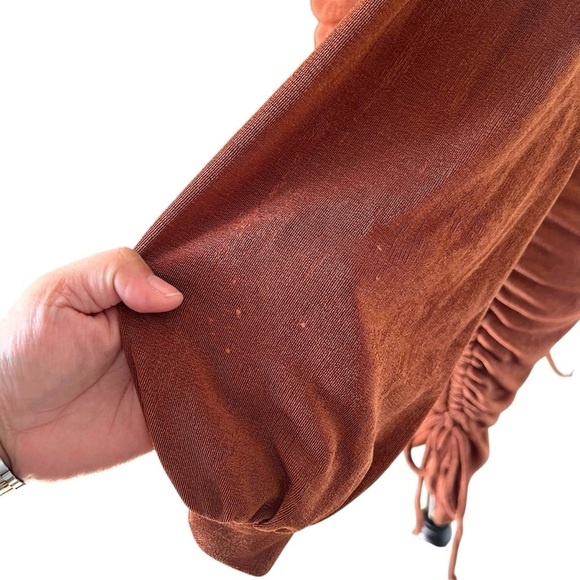 L*Space Melissa Dress Coffee Size Large NWT - Picture 6 of 11